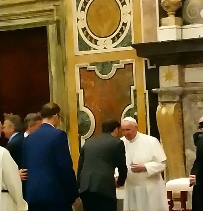 KONFERENCIJA „YES TO LIFE“ I SUSRET HRVATSKIH PREDSTAVNIKA, G. ANTE ČALJKUŠIĆA I DR. IVANA ZMIJANOVIĆA S PAPOM FRANJOM