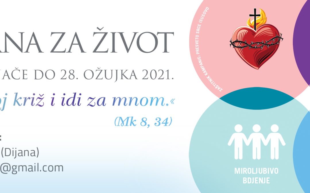 Započela korizmena kampanja inicijative ’40 dana za život’